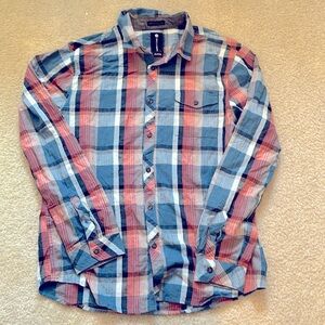Billabong men’s long sleeve button down shirt LARGE